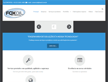 Tablet Screenshot of foxoil.com.br